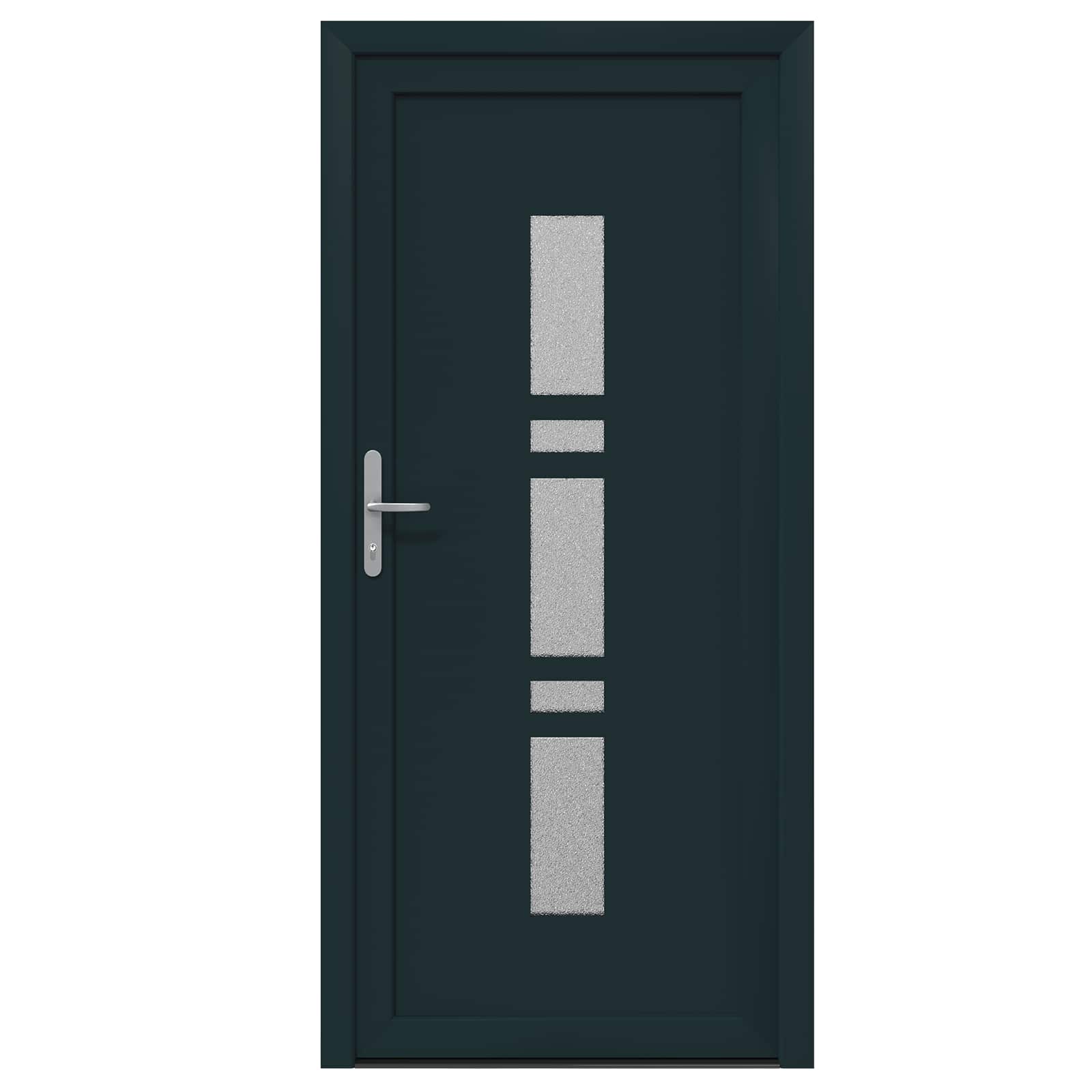 Vordertür Anthrazit 88 x 200 cm PVC
