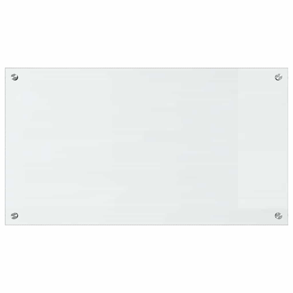 Küchenrückwand 2 pcs Weiß 70 x 40 cm Gehärtetes Glas