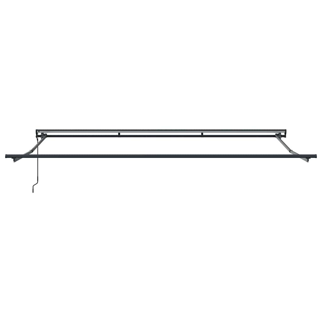 Markisenrahmen Verstellbar Weiß 2,5 x 2 m Stahl