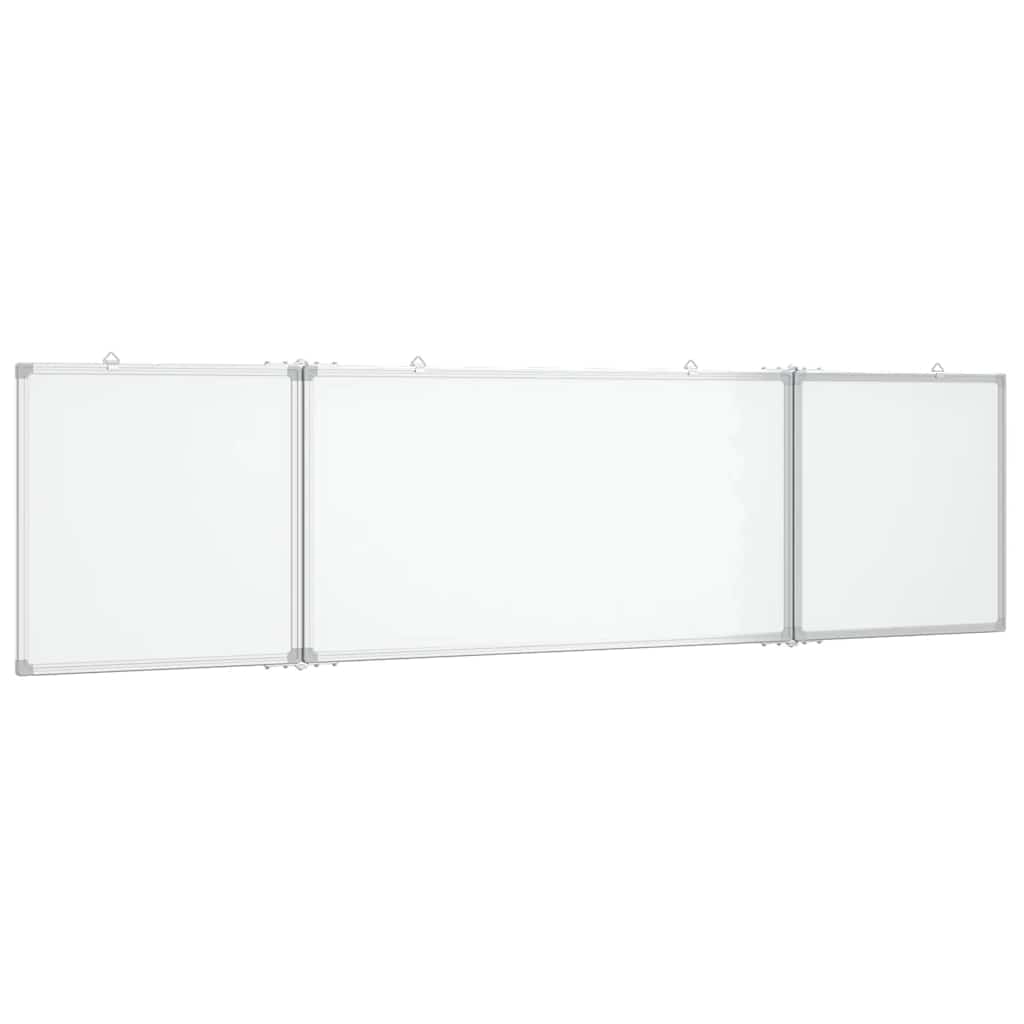 Magnetisches Whiteboard Klappbar 160x40x1,7 cm Aluminium