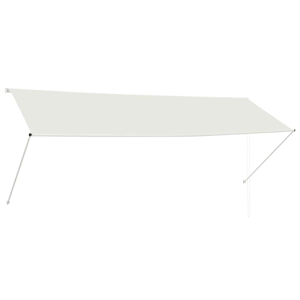 Einziehbare Markise 150×150 cm Blau und Weiß