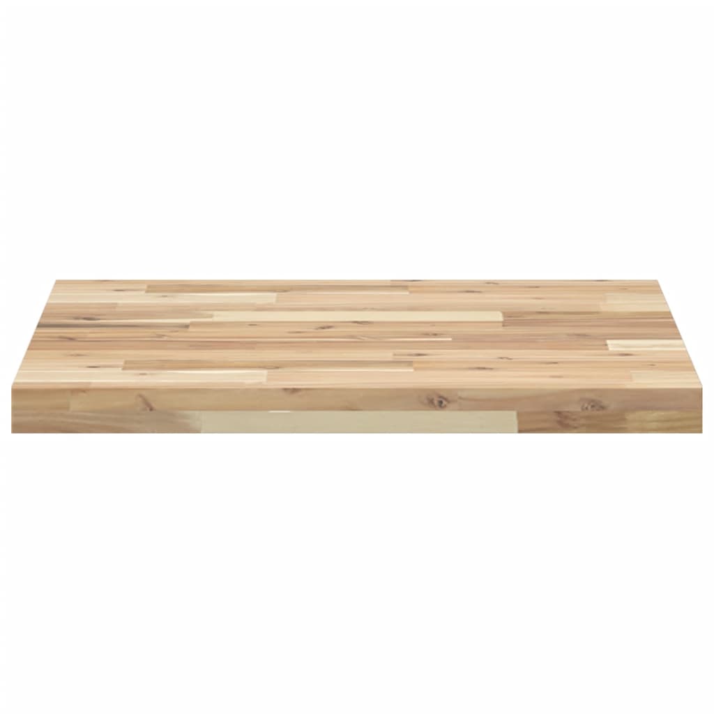 Tischplatte Rund Ø40x2 cm Massivholz Akazie