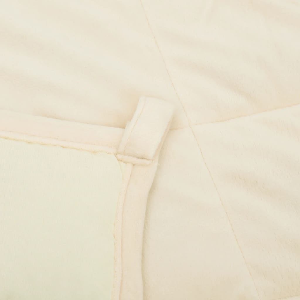 Gewichtsdecke Grau 122x183 cm 5 kg Stoff