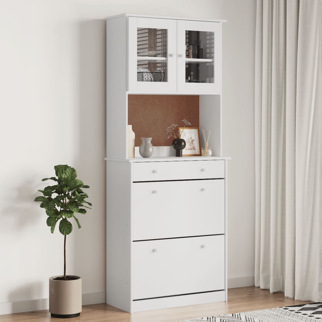 Highboard ALTA 77x35x188 cm Massivholz Kiefer