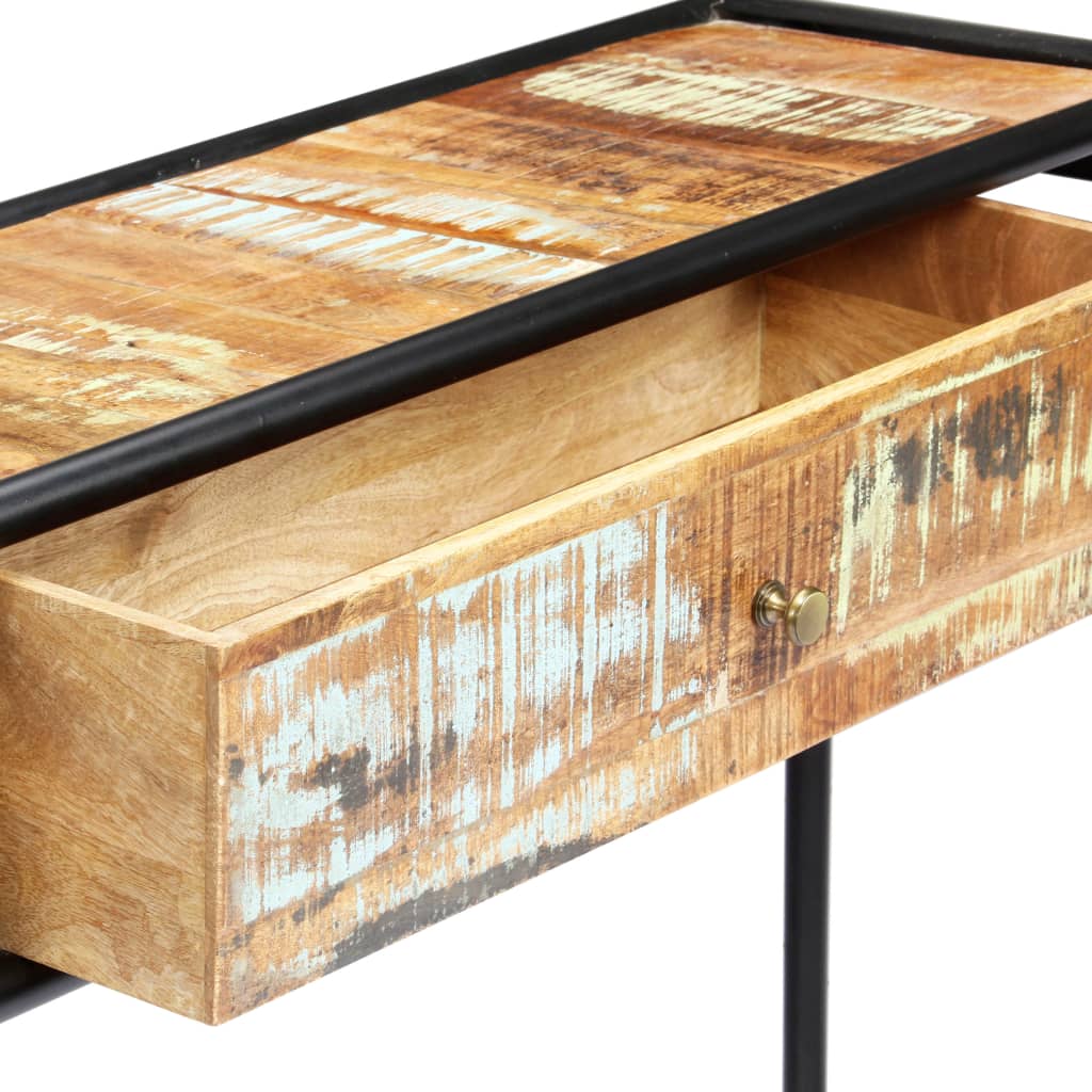 Konsolentisch 118 x 30 x 75 cm Massivholz Mango