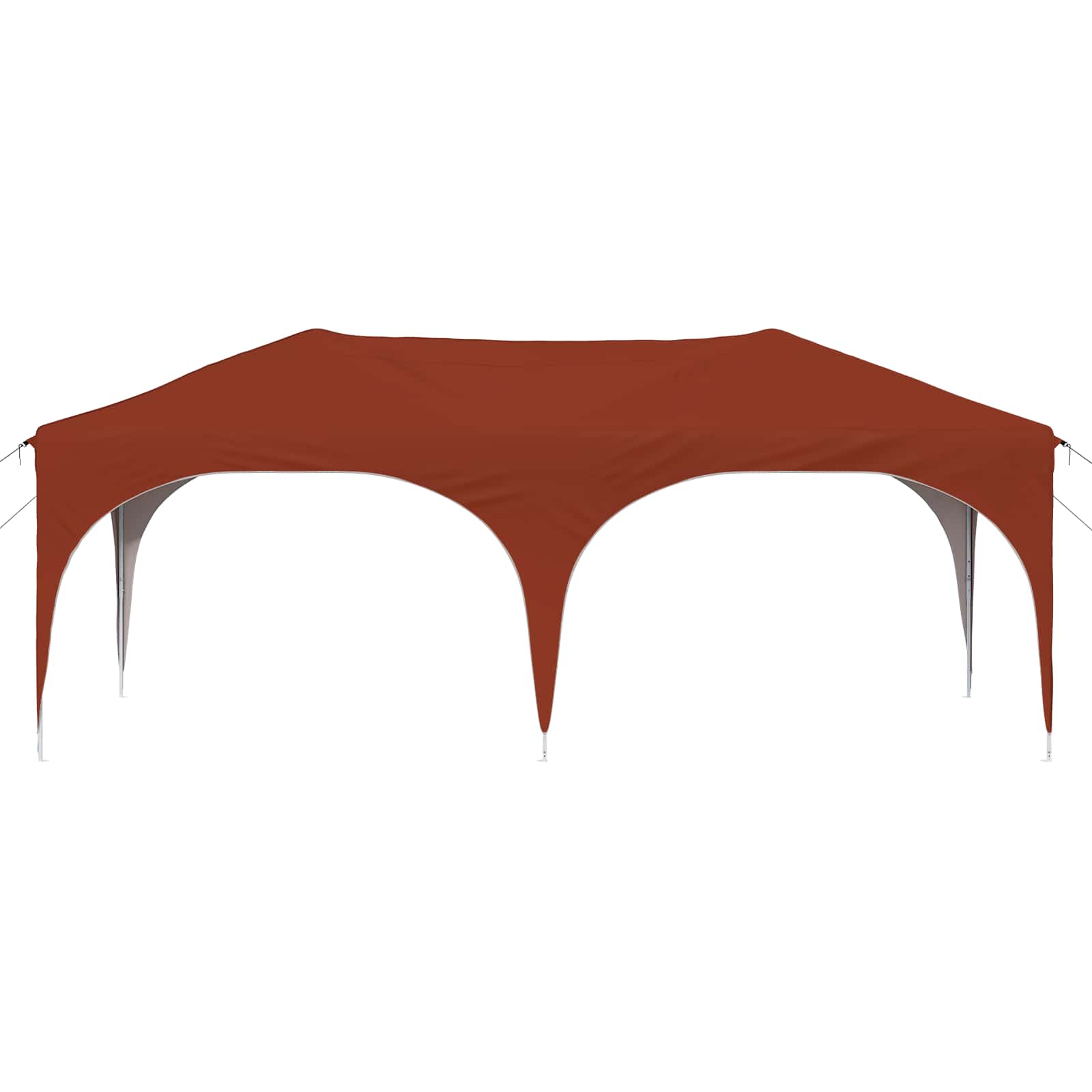 Pop-up Partyzelt 575 x 288 x 245 cm Creme Oxford-Stoff