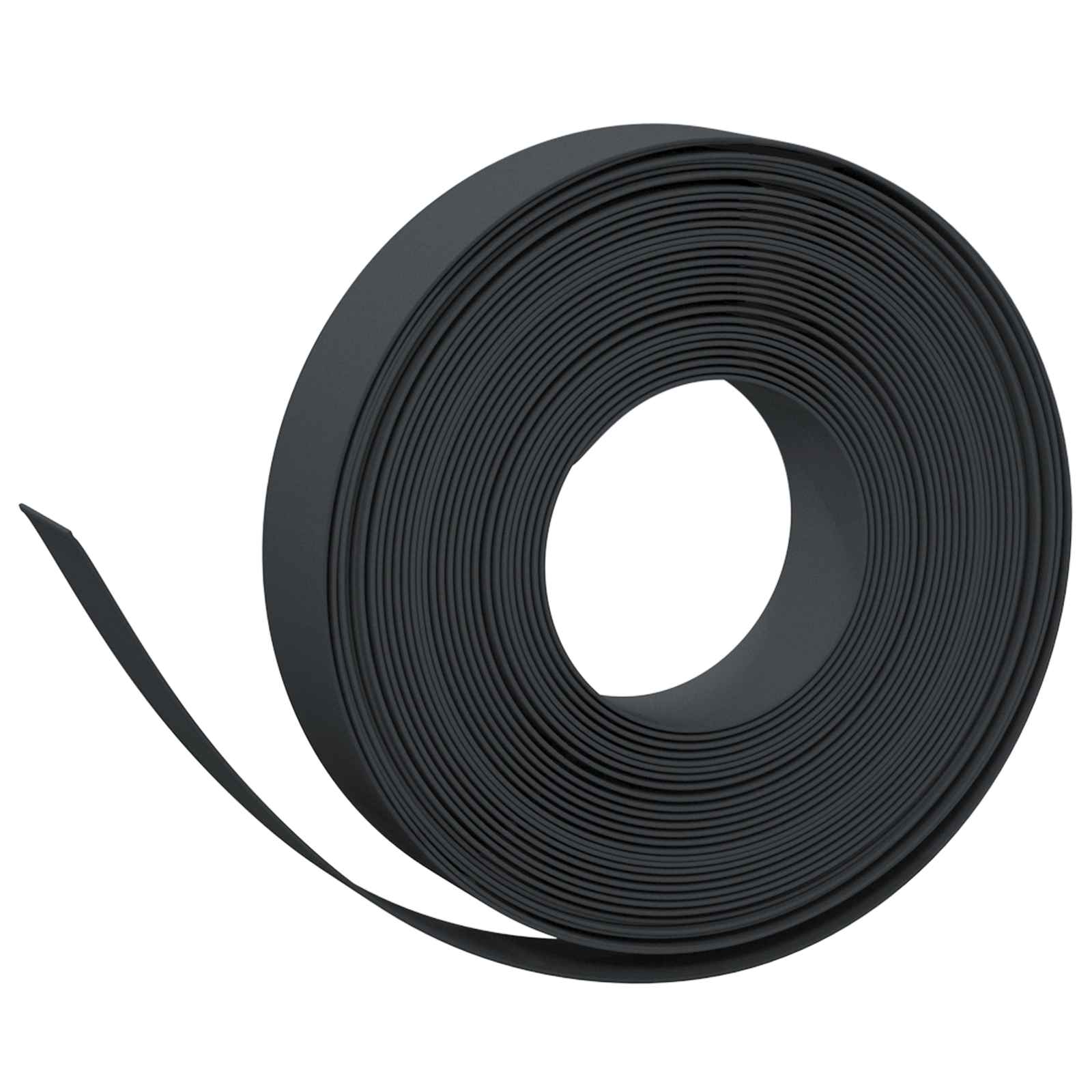 Gartenumrandung 25 m 10 cm PE Grau