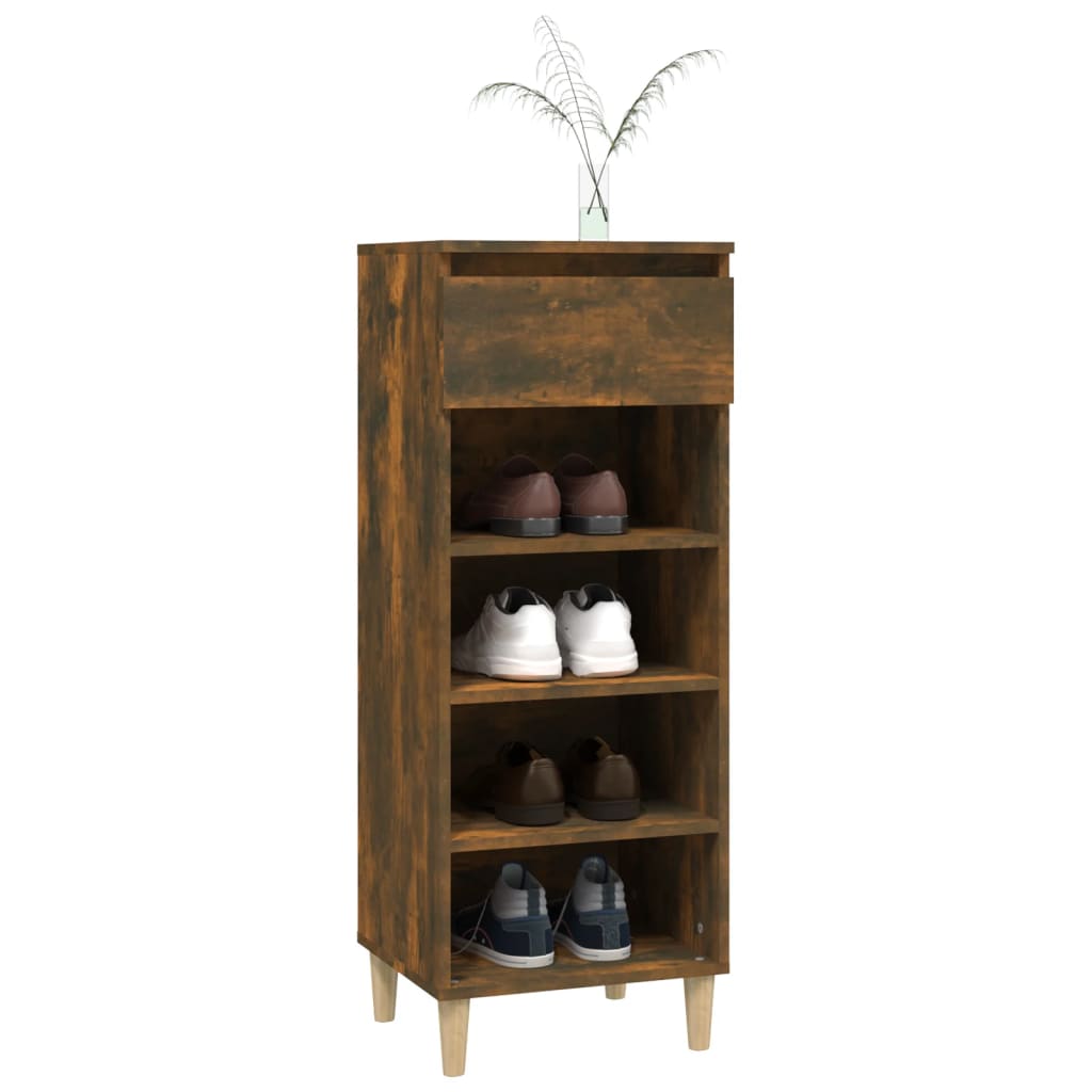Schuhschrank Weiß 40x36x105 cm Holzwerkstoff
