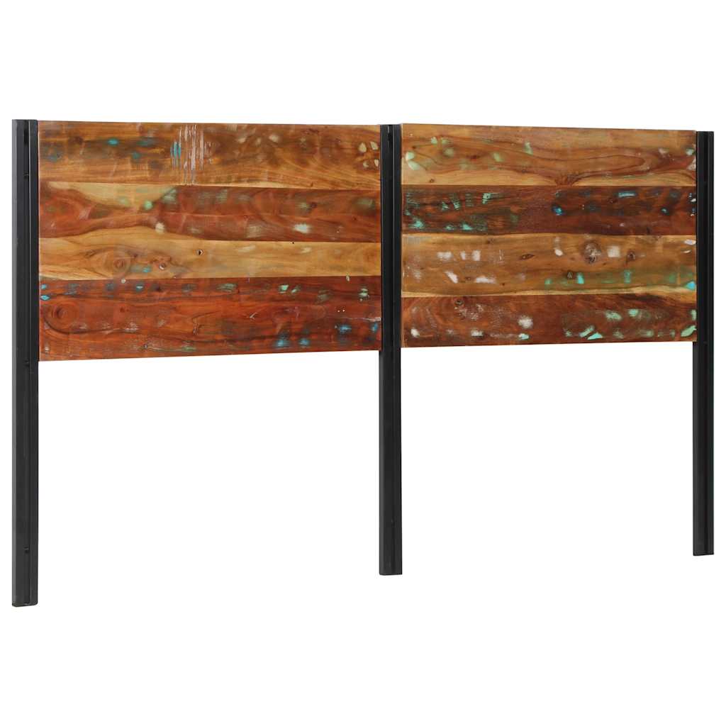Kopfteil 100 cm Massivholz Mango und Eisen