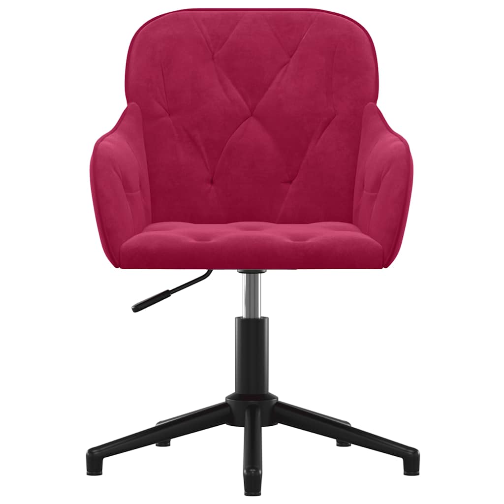 Bürostuhl Drehbar Blau Samt