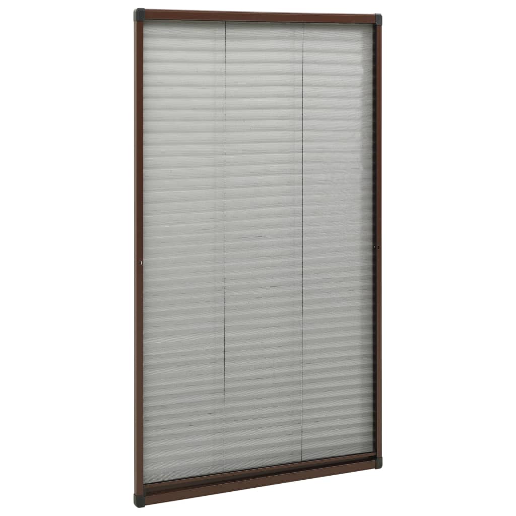 Plisse Insektenschutz-Fenster 80×160 cm