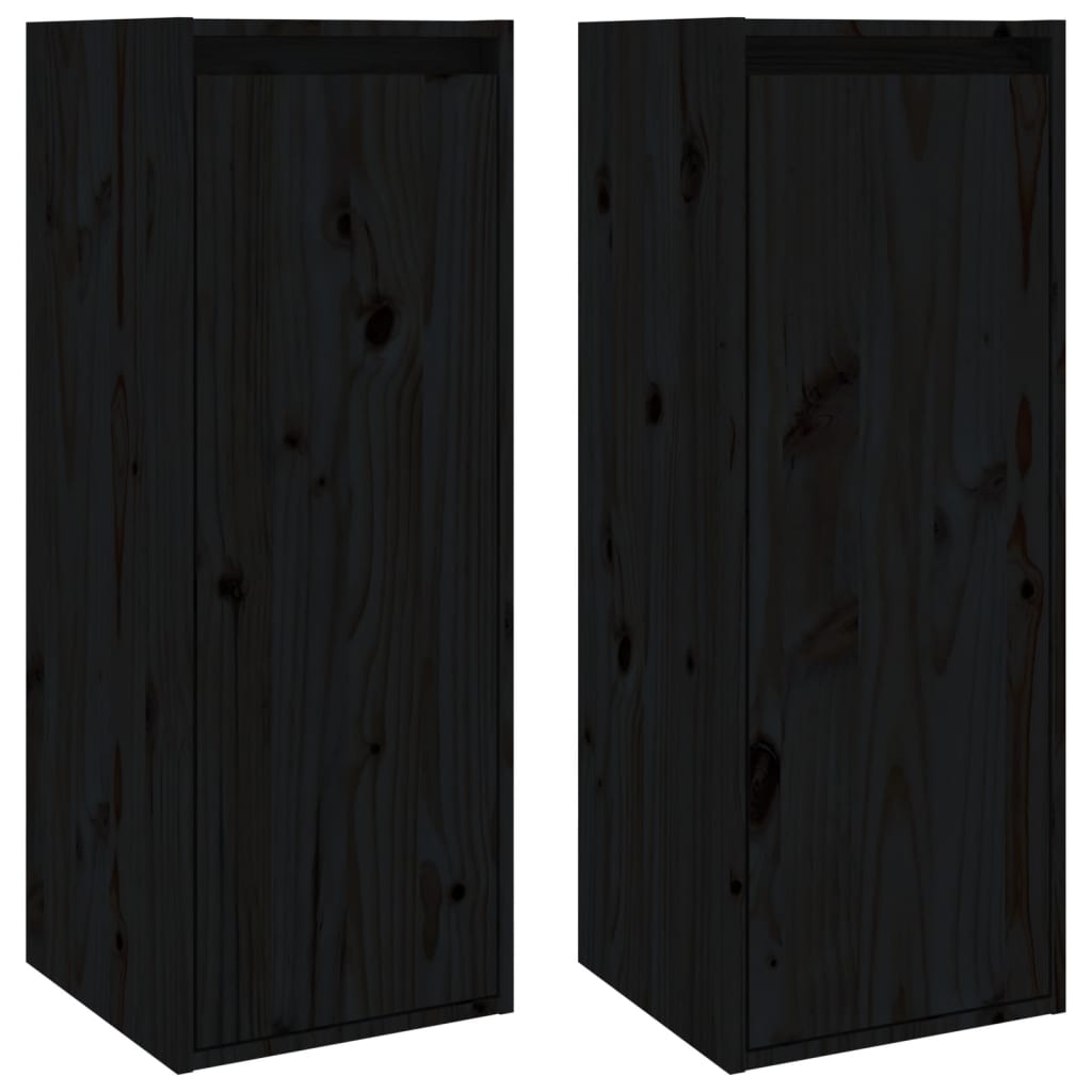 Wandschrank 30x30x80 cm Massivholz Kiefer