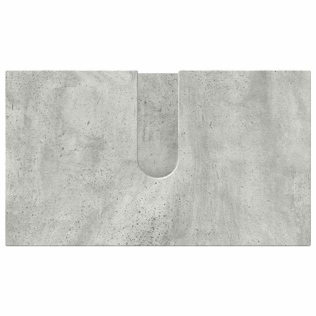 Badezimmermöbel-Set mit Tür 3 pcs Weiß Holzwerkstoff & Metall