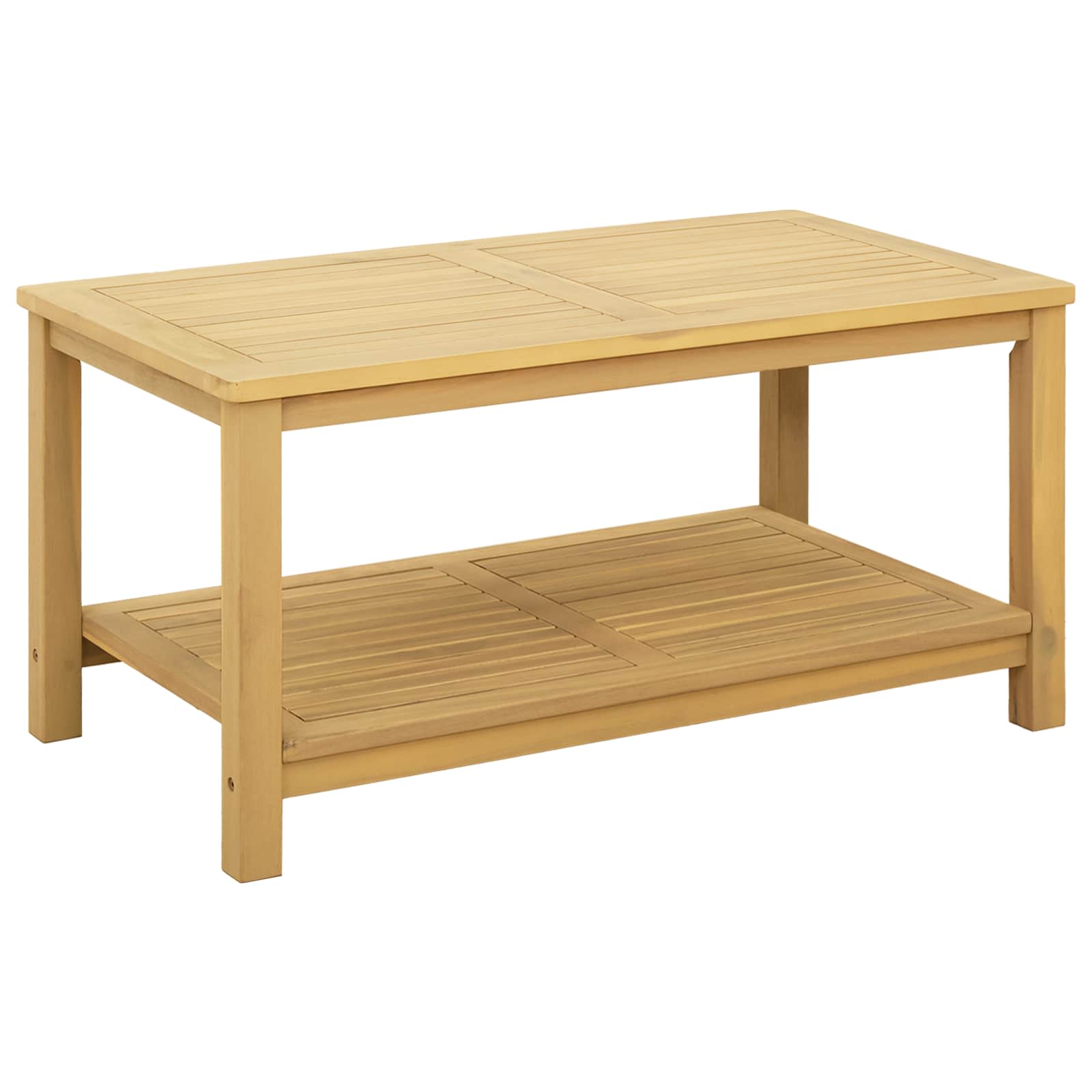 Beistelltisch Öl-Natur 70 x 40 x 45 cm Massivholz Akazie