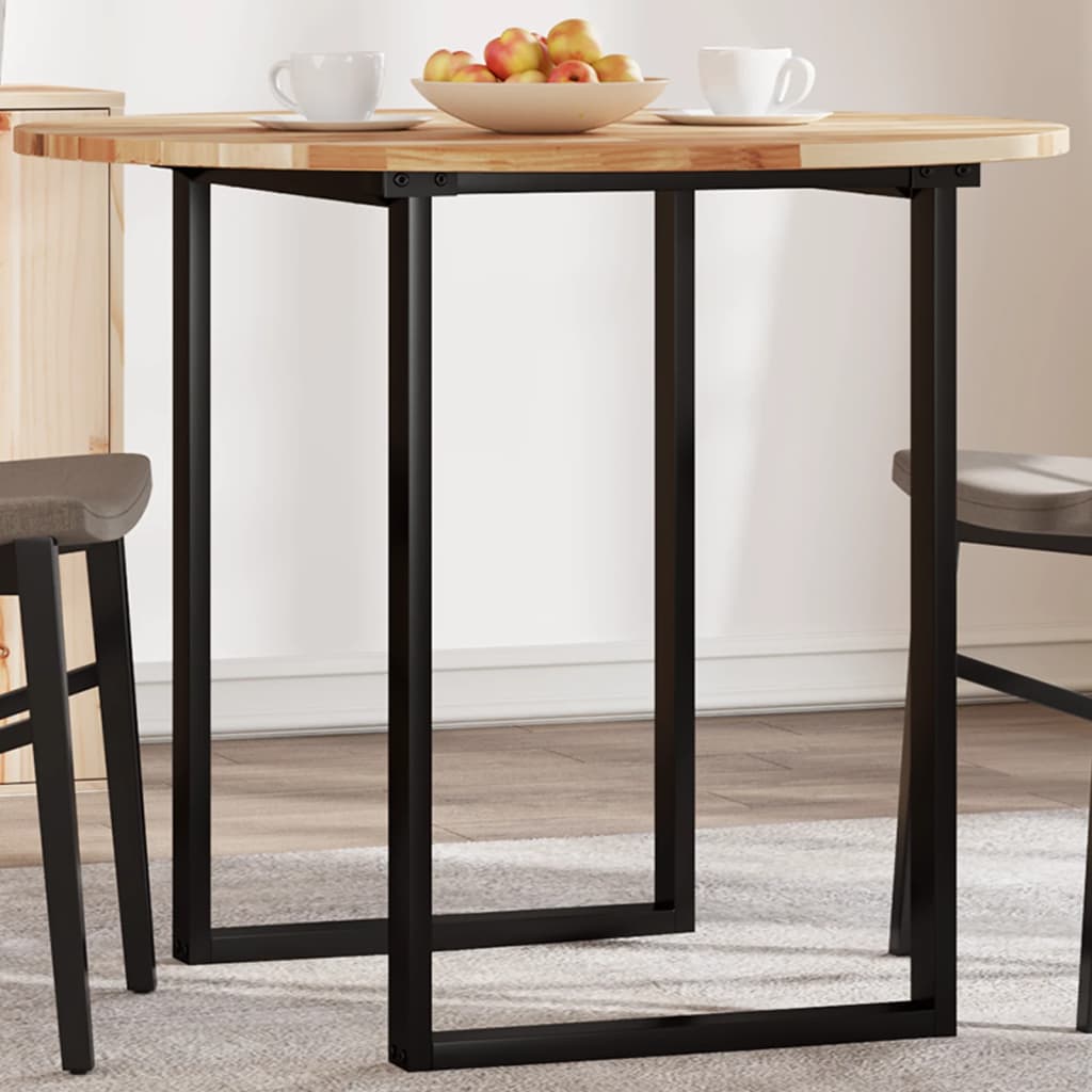 Tischplatte Rund Ø40x2 cm Massivholz Akazie
