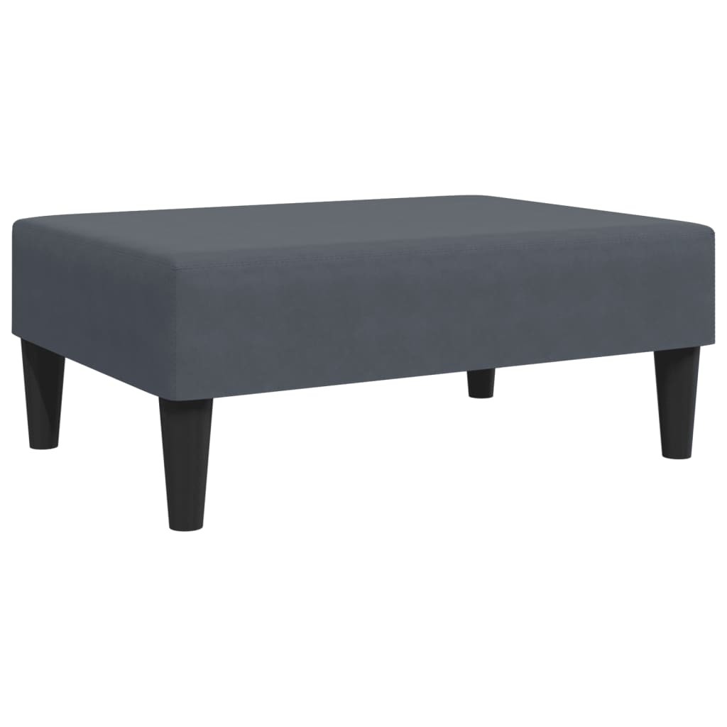 Fußhocker Blau 77x55x31 cm Samt
