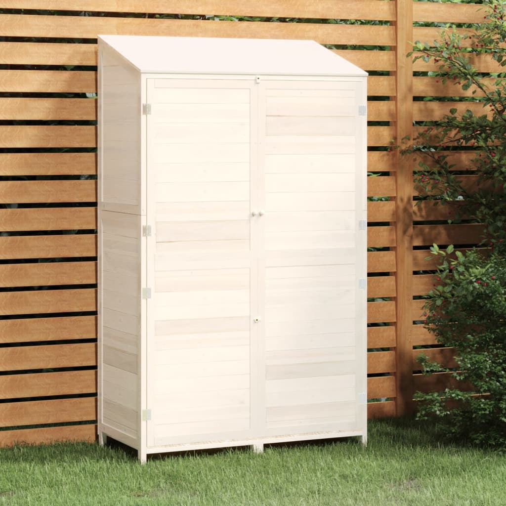 Geräteschuppen 55x52x174,5 cm Massivholz Tanne