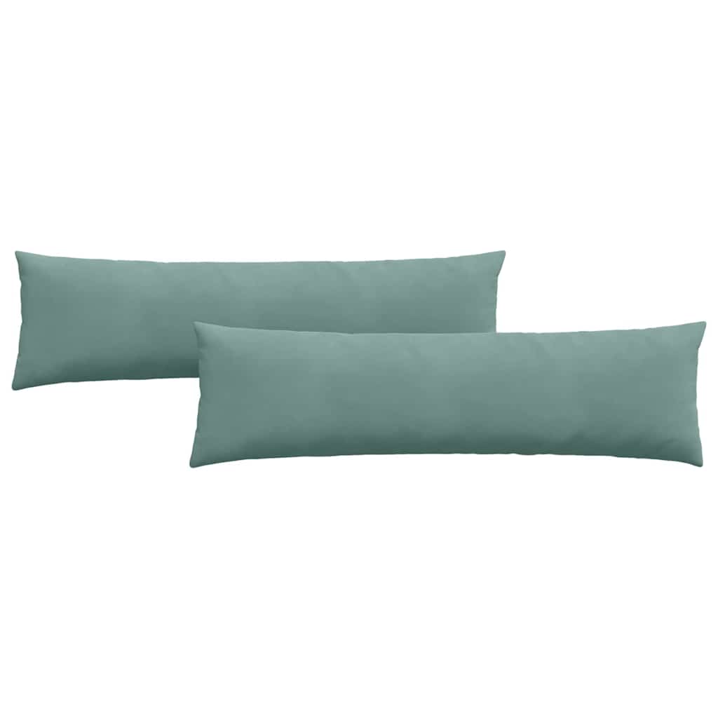 Sofakissen 2 Stück Blau 50 x 30 cm Cordstoff