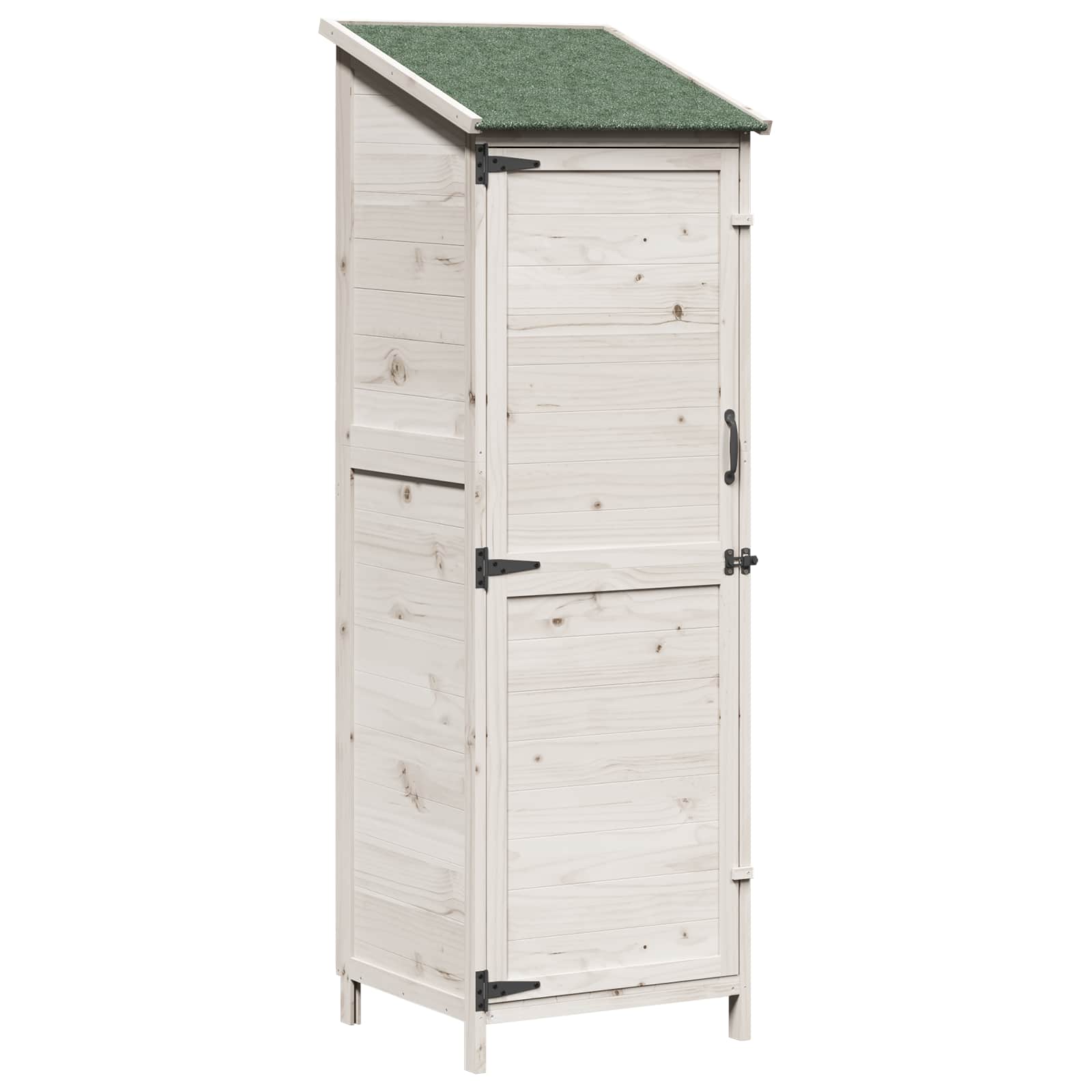 Gartenschuppen Natur 59 x 56 x 113,5 cm Massivholz aus Fichte