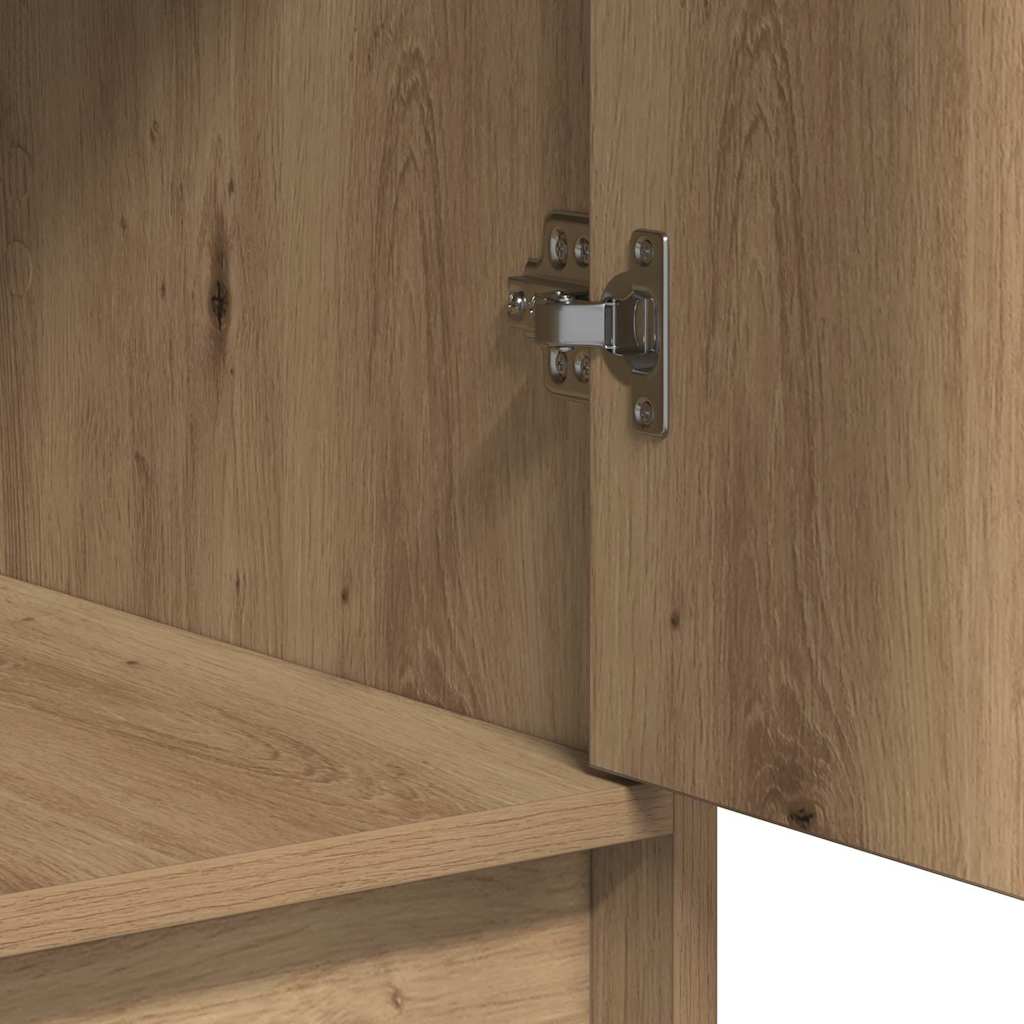 Schminktisch mit Spiegelbeleuchtung 3 pcs Weiß Holzwerkstoff