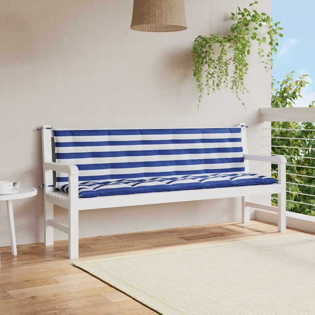 Gartenbank-Auflage Anthrazit 100x(50+50)x7 cm Oxford-Gewebe