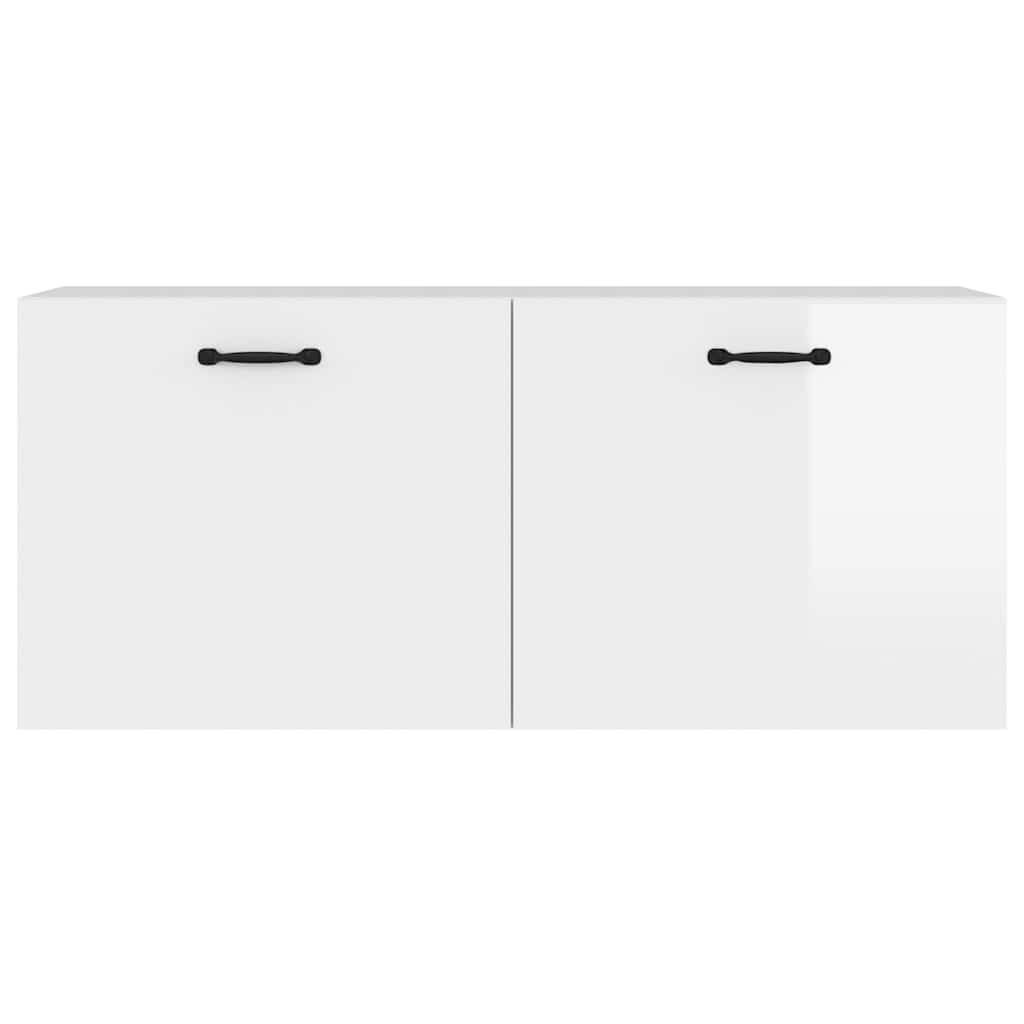 Wandschrank Weiß 80x36,5x35 cm Holzwerkstoff