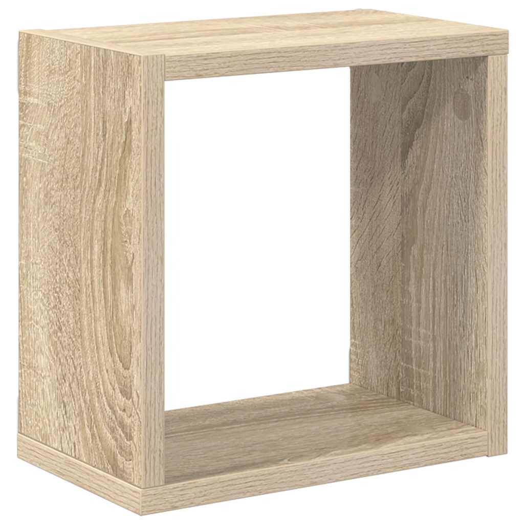 Würfelregale 2 Stk. Weiß 30x15x30 cm