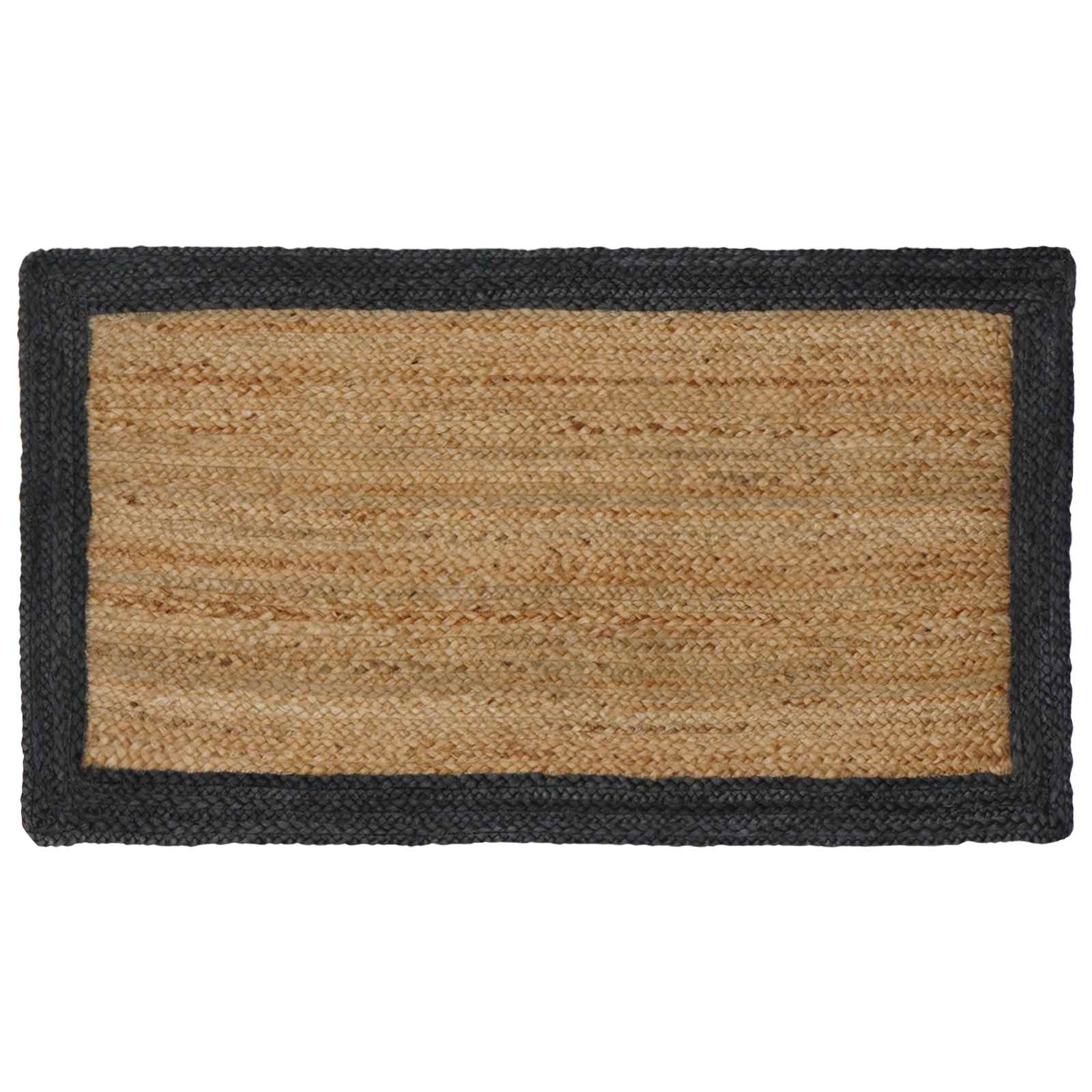 Bereichsteppiche Grau 60 x 110 cm Jute