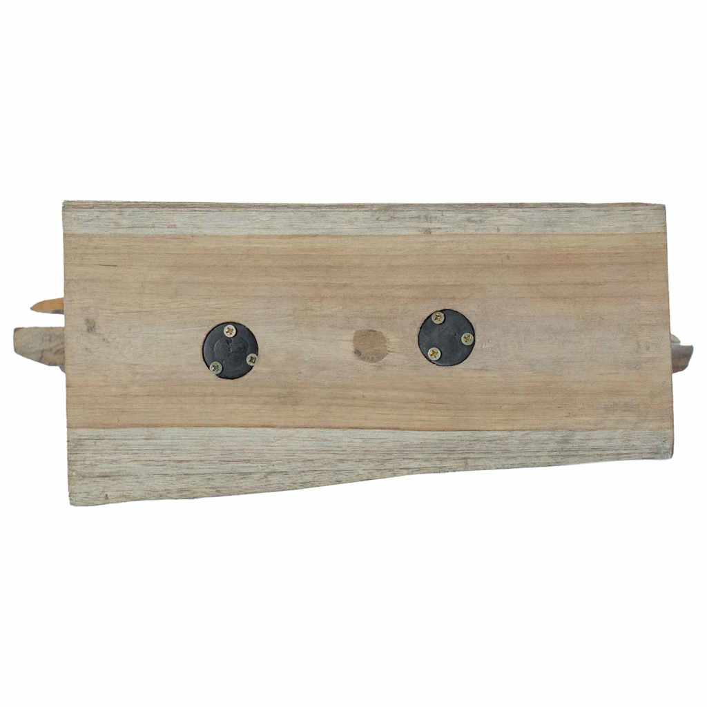 Weihnachtsstern Braun 31 x 15 x 46 cm Massivholz Teak