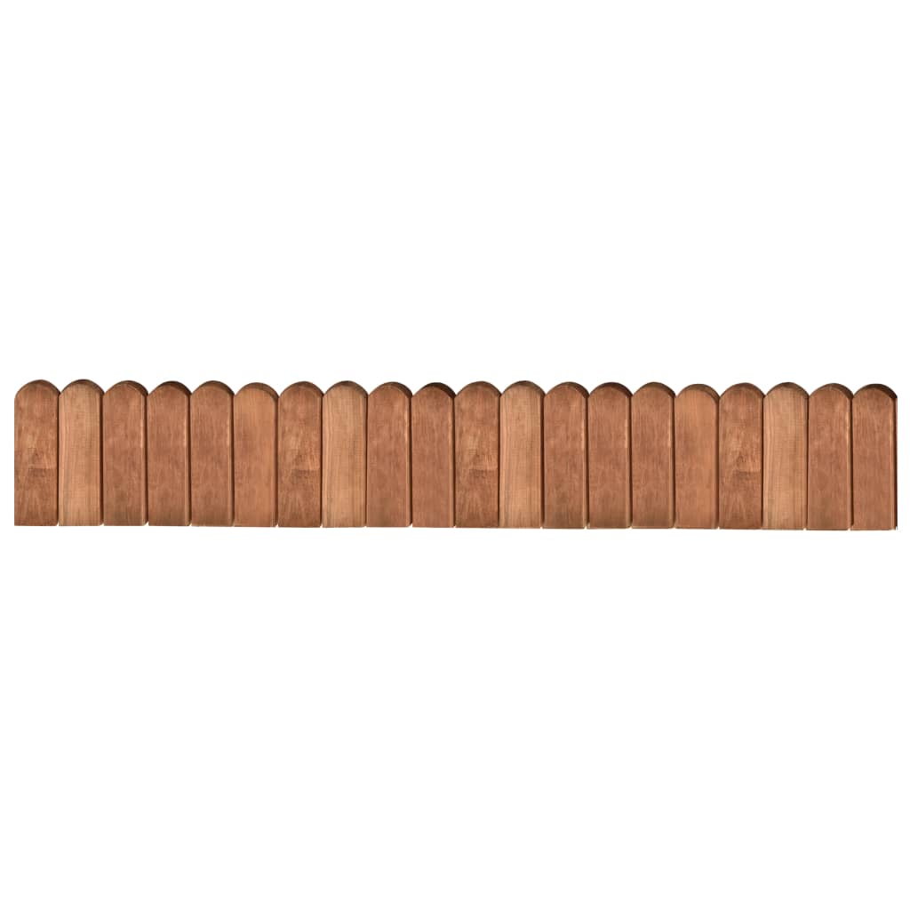 Beeteinfassungen 2 Stk. 120 cm Imprägniertes Kiefernholz