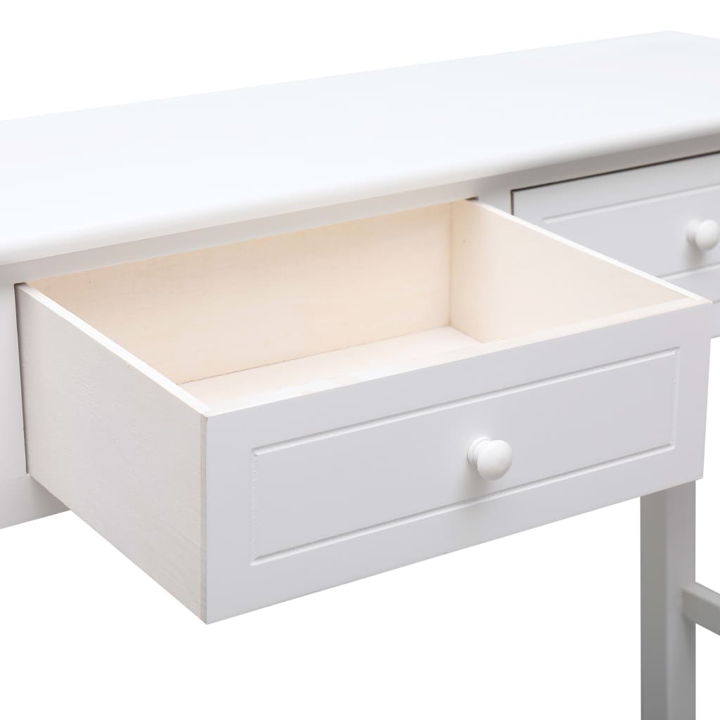 Konsolentisch Grau 90×30×77 cm Holz