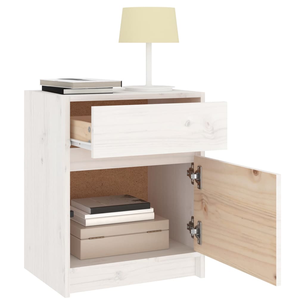 Nachtschrank 40x31x50 cm Massivholz Kiefer