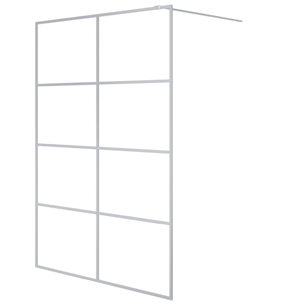 Duschwand für Begehbare Dusche mit Klarem ESG Glas 80x195 cm