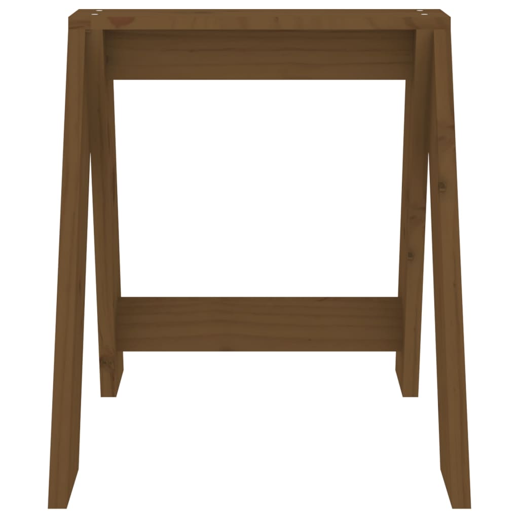 Hocker 2 Stk. 40x40x45 cm Massivholz Kiefer