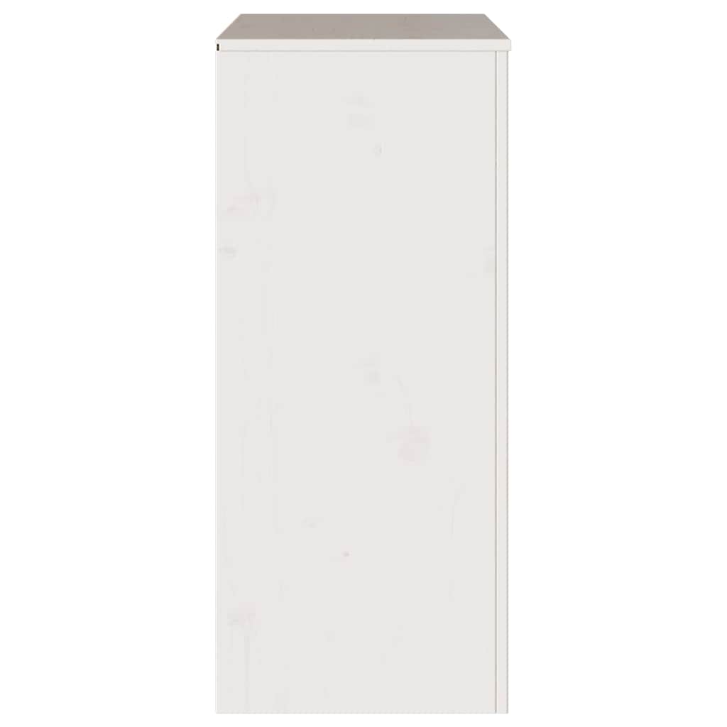 Kommode Drammen Eiche 76,5 x 40 x 91 cm Massivholz Kiefer