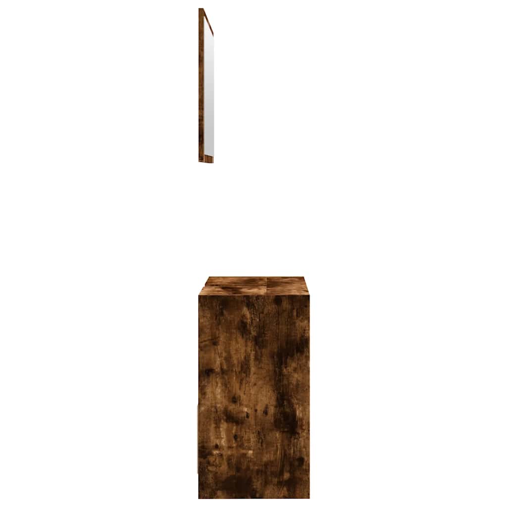 Badmöbel-Set Weiß Holzwerkstoff