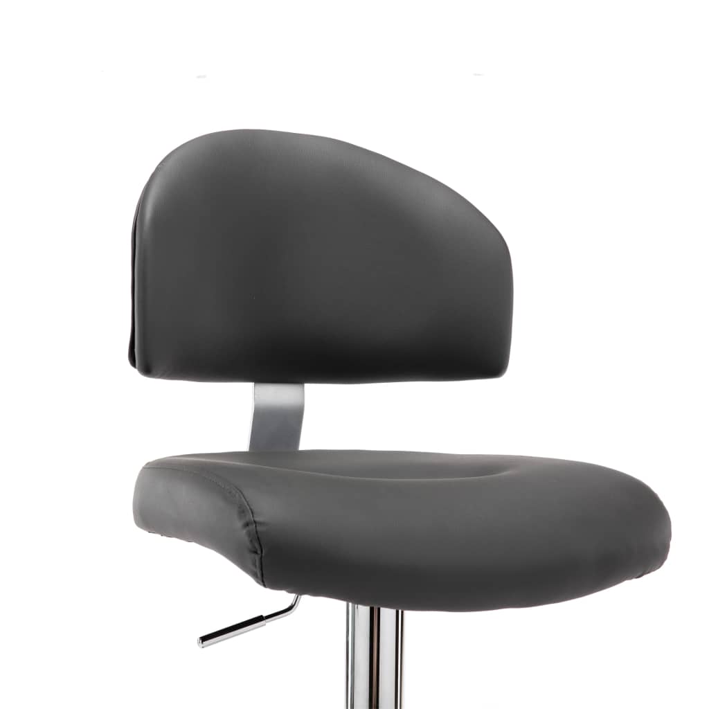 Barhocker Schwarz Kunstleder