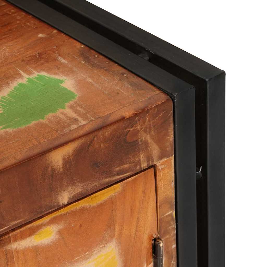 TV-Schränk mit Regal Braun 120 x 33 x 50 cm Massivholz Akazie