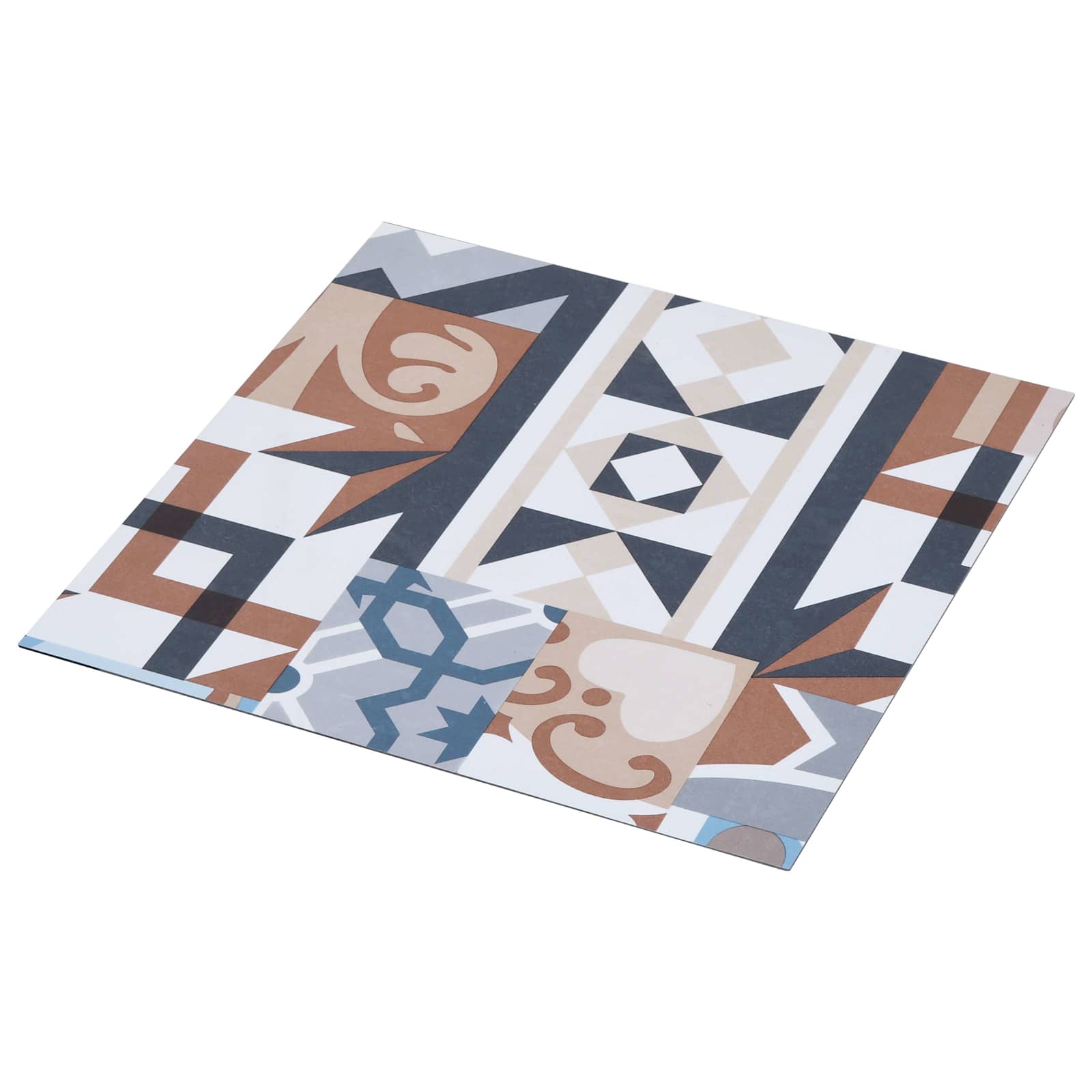 Bodenplanken 55 pcs Schwarz 5,11 m² PVC