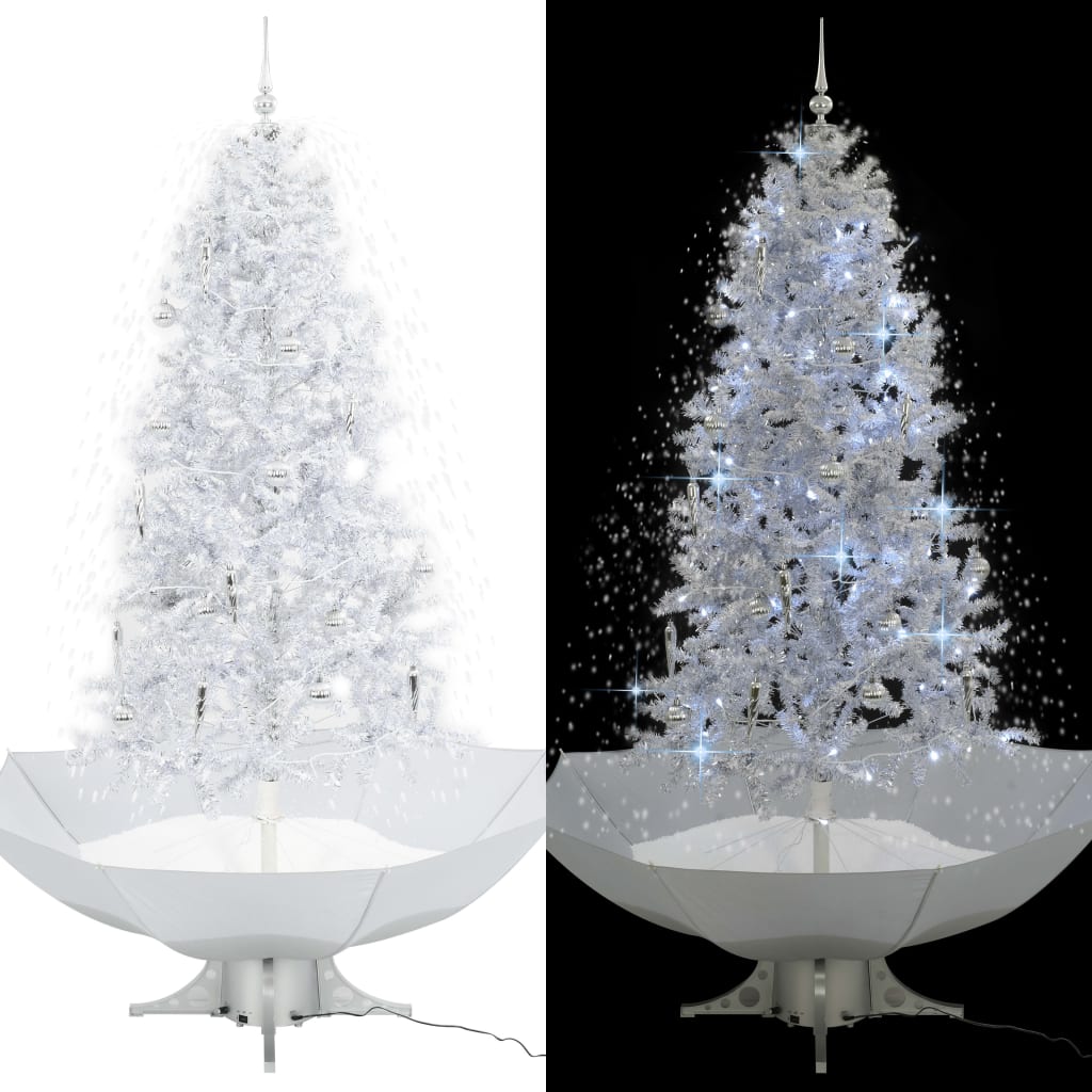Schneiender Weihnachtsbaum mit Schirmfuß Grün 75 cm