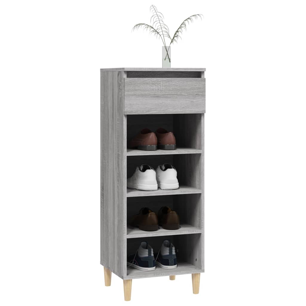 Schuhschrank Weiß 40x36x105 cm Holzwerkstoff