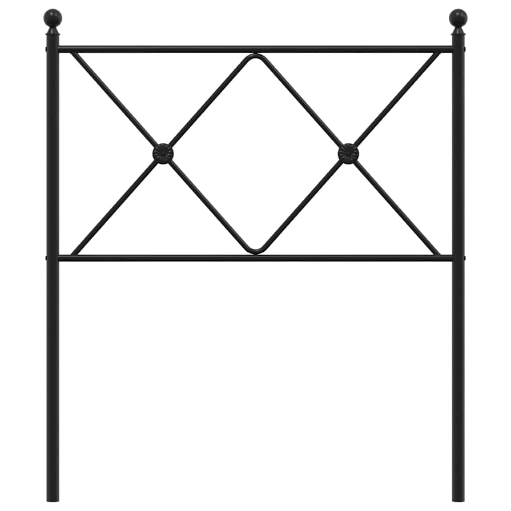 Ersatz-Kopfteil Metall Schwarz 75 cm