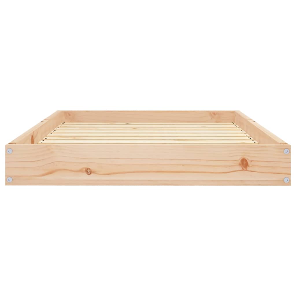 Hundebett 51,5x44x9 cm Massivholz Kiefer