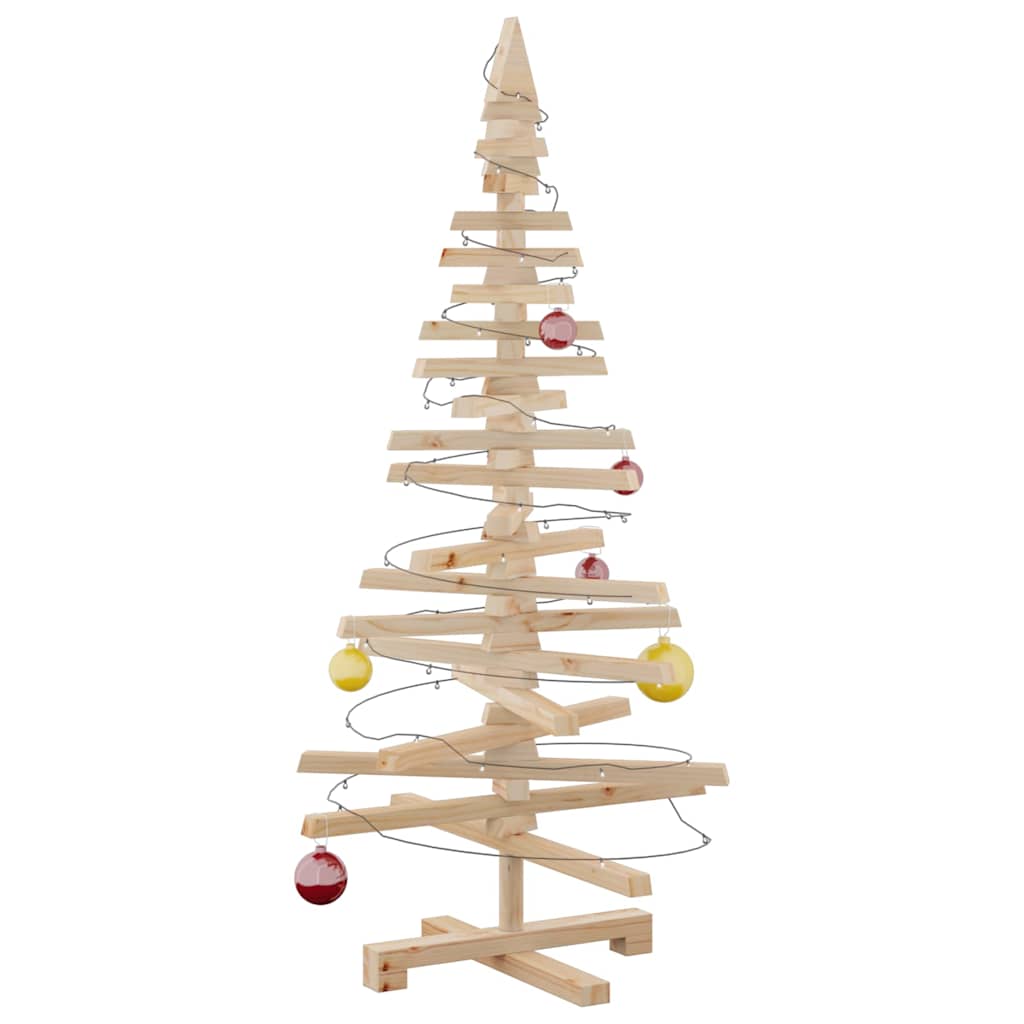 Weihnachtsbaum Holz zum Schmücken 60 cm Massivholz Kiefer