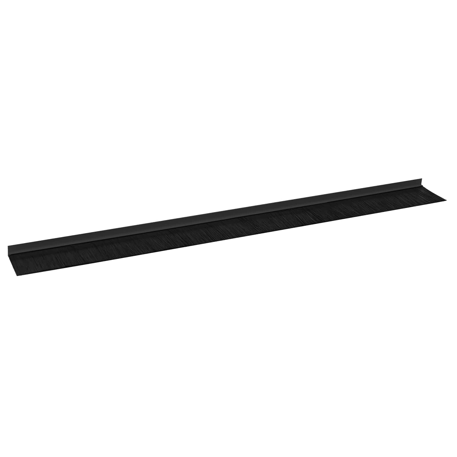 Selbstklebende Türbürstendichtungen 2 pcs Braun 100 cm