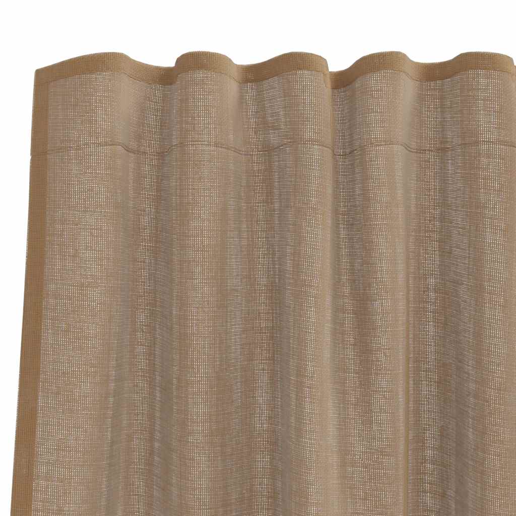Voile Vorhänge mit Ösen 2 Stk. Apfelgrün 140x140 cm