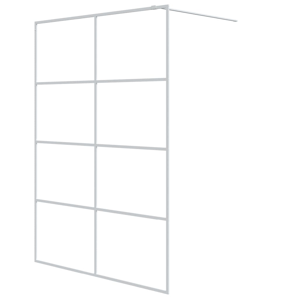Duschwand für Begehbare Dusche mit Klarem ESG Glas 80x195 cm