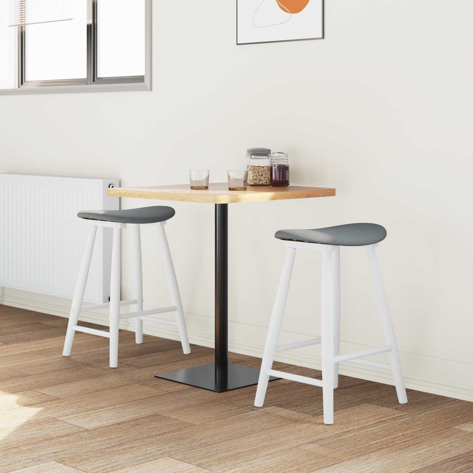 Esszimmerstühle 2 pcs Hellbraun 46 x 37 x 63 cm