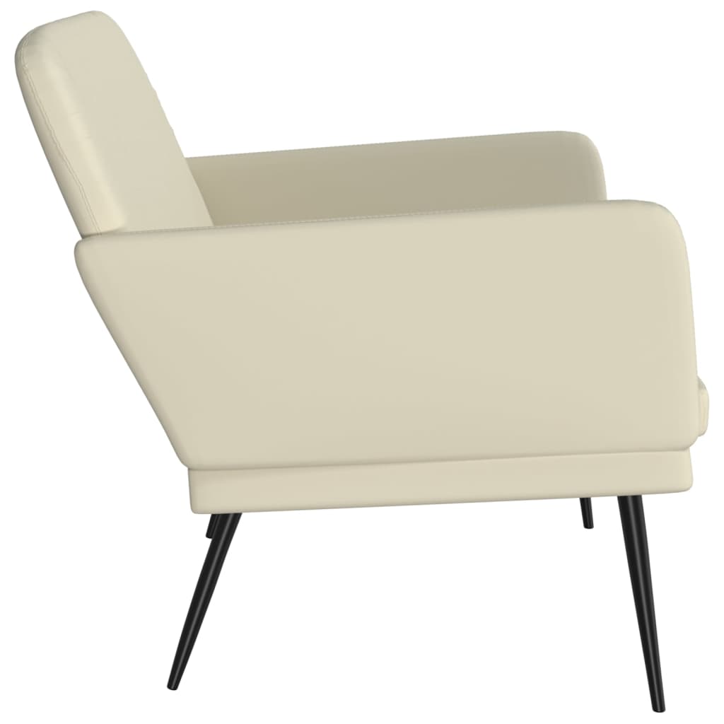 Sitzbank Grau 107x80x81 cm Kunstleder