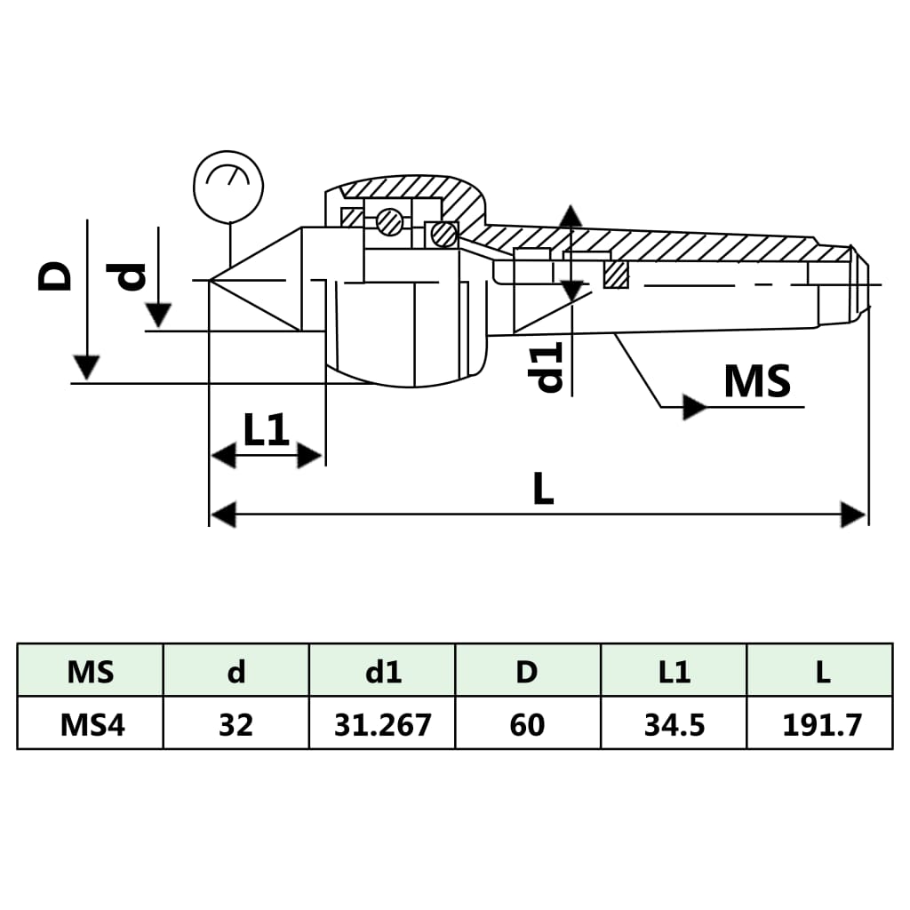 Zentrierspitze MT2